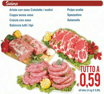 Arista Con Osso Cotolette/ Nodini Suino
