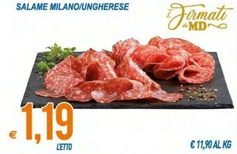 MD Discount Salame Milano/ Ungherese offerta