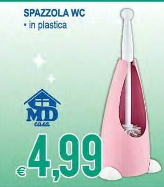 MD Discount Spazzola WC In Plastica offerta
