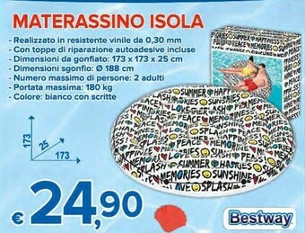 MD Discount Materassino Isola offerta