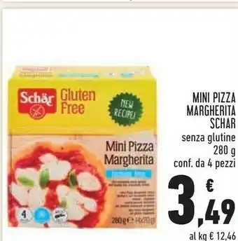 Conad Superstore Schar Schär - Mini Pizza Margherita Gluten Free 280 G(ml) offerta