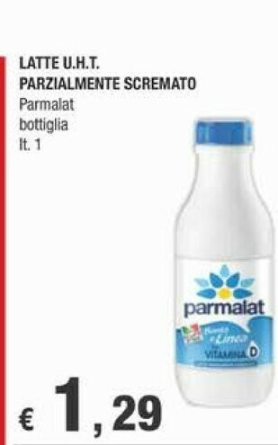 Crai Parmalat Latte parzialmente scremato offerta