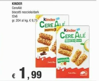 Crai Kinder cereali offerta