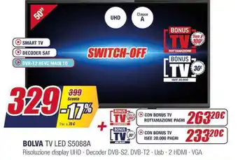 Trony Bolva TV LED S5088A offerta