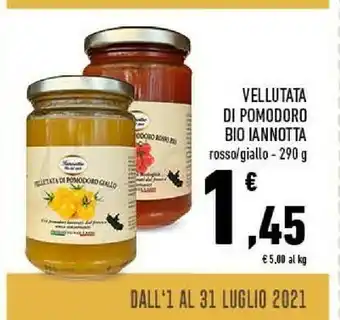 Conad Superstore Iannotta Vellutata Di Pomodoro Bio Rosso offerta