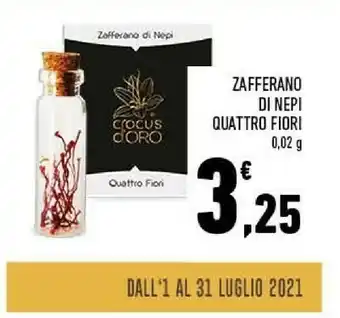 Zafferano Di Nepi Quattro Fiori