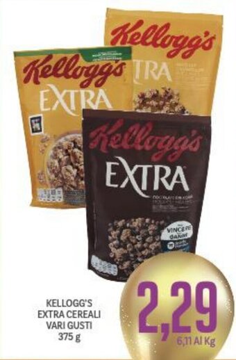 Supermercati Piccolo Kellogg's Extra Cereali vari gusti 375 g offerta