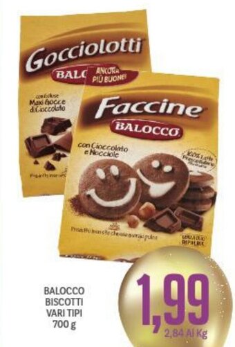 Supermercati Piccolo Balocco Biscotti vari tipi 700 g offerta