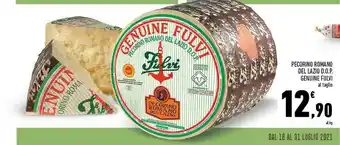 Conad Superstore Fulvi Pecorino Romano Del Lazio Dop Genuine offerta