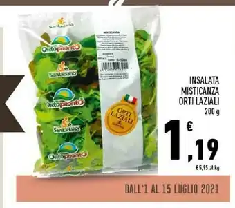 Conad Superstore Ortopronto Insalata Misticanza offerta