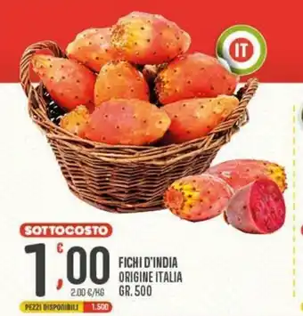 Eurospar Sottocosto Fichi D'India Origine Italia Gr 500 offerta