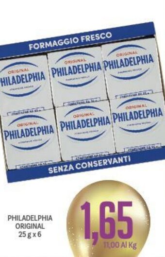 Supermercati Piccolo Philadelphia Original 25 g x 6 offerta