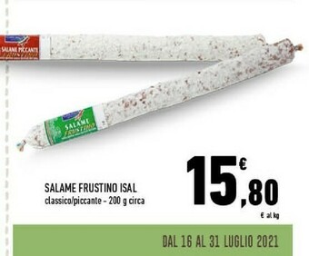 Conad Superstore Isal Salame Frustino Classico offerta