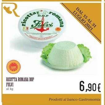 Conad Superstore Fulvi Ricotta Romana Dop offerta