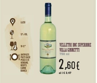 Conad City Villa Ginnetti Velletri Doc Superiore offerta