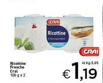 Crai Ricotta offerta