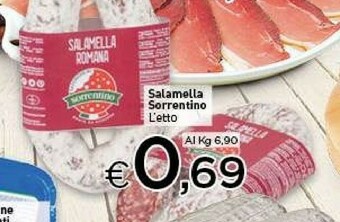 Crai Sorrentino Salame offerta