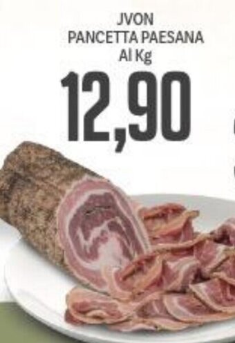 Supermercati Piccolo Jvon Pancetta Paesana al kg offerta