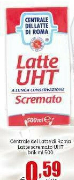 Elite Centrale del latte di roma Latte parzialmente scremato offerta