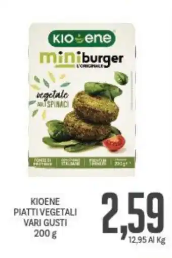 Supermercati Piccolo Kio ene Piatti Vegetali vari gusti 200 g offerta