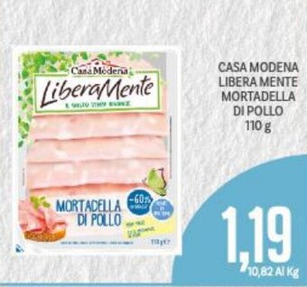 Casa Modena Libera Mente Mortadella di Pollo 110 g