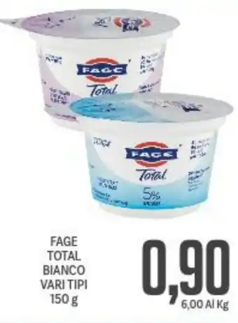Supermercati Piccolo Fage Total Bianco vari tipi 150 g offerta