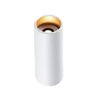 Brico Bravo Sirio - applique da parete tubolare a led 6w+6w a doppia luce calda colore bianco/oro offerta