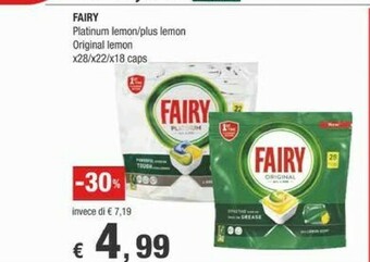 Crai Fairy Detersivo lavastoviglie offerta