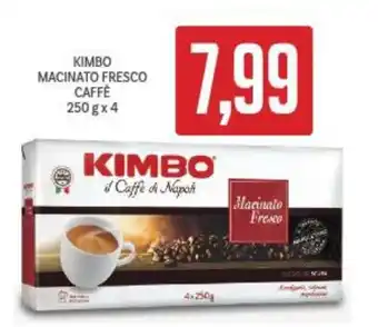 Supermercati Piccolo Kimbo Macinato Fresco Caffè 250 g x 4 offerta