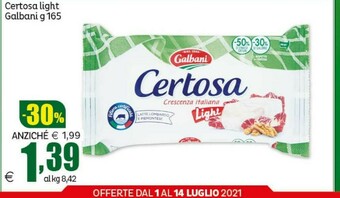Elite Galbani Certosa offerta