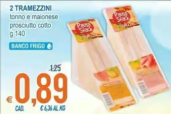 MD Discount 2 Tamezzini Tonno E Maionese Prosciutto Cotto offerta