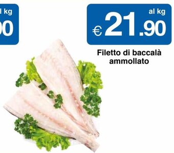 Sì con te Filetto di baccalà ammollato offerta