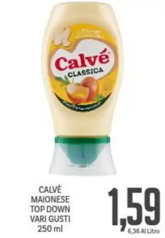 Supermercati Piccolo Calvé Maionese Top Down vari gusti 250 ml offerta