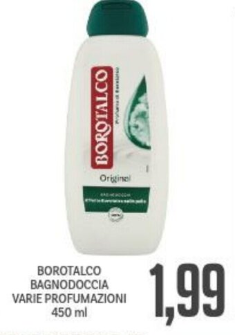 Supermercati Piccolo Borotalco Bagnodoccia varie profumazioni 450 ml offerta