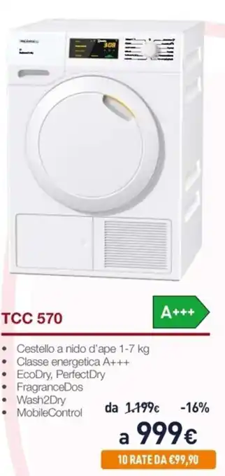 Unieuro Miele TCC 570 offerta