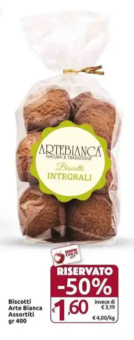Arte Bianca Biscotti Assortiti gr 400