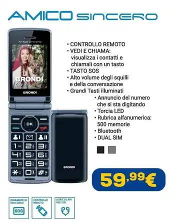 Euronics Brondi Amico Sincero offerta
