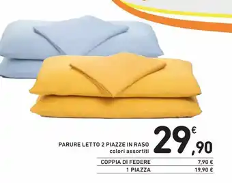 Spazio Conad Parure letto 2 piazze in raso offerta