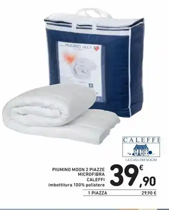 Piumino moon 2 piazze microfibra caleffi