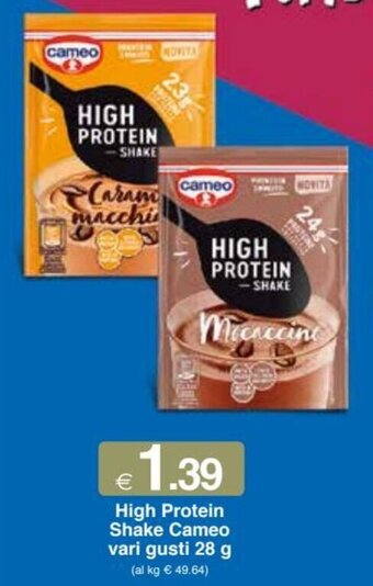 Sì con te Cameo High Protein Shake Vari Gusti 28 g offerta