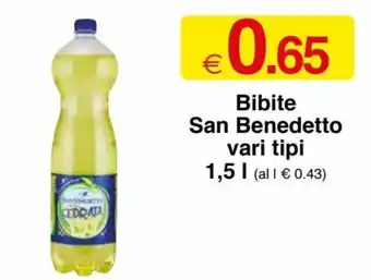 Sì con te San Benedetto Bibite Vari Tipi 1.5 l offerta