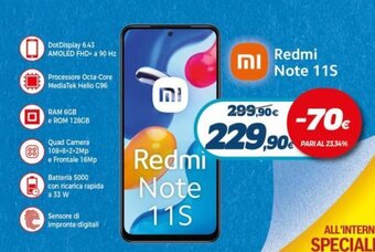 Expert Xiaomi Redmi Note 11S offerta