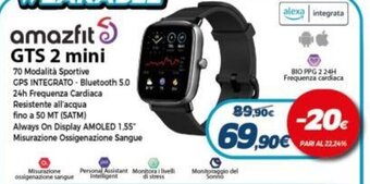Expert Amazfit GTS 2 Mini offerta