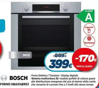 Expert Bosch Forno HBA314BR0J offerta