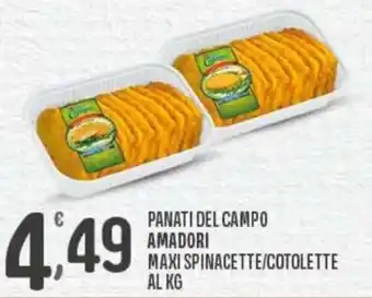 Eurospar Amadori Panati Del Campo Maxi Spinacette/Cotolette offerta