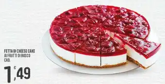 Eurospar Fetta du Cheese Cake Ai Frutti di Bosco offerta