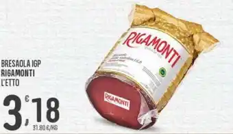 Eurospar Rigamonti Bresaola IGP offerta