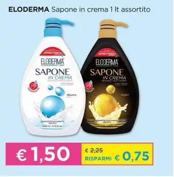 Acqua & Sapone Eloderma Sapone in crema 1 lt assortito offerta