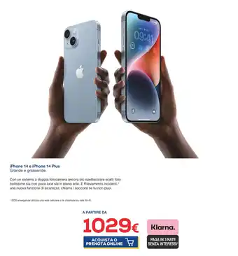 iPhone 14 e iPhone 14 Plus