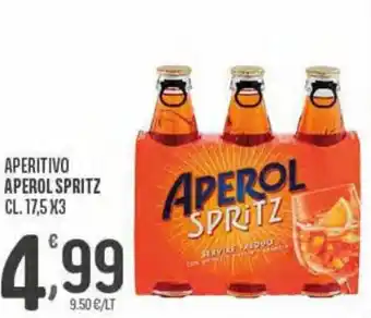 Eurospar Aperol Spritz Aperitivo Cl. 17,5 x 3 offerta